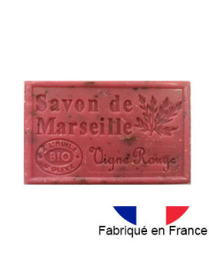 Savon de Marseille parfumé vigne rouge
