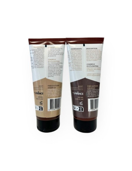 Shampoo e balsamo per capelli ricci e secchi