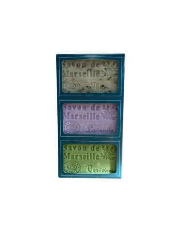 Coffret savons 125g x3