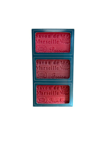 Coffret savons 125g x3