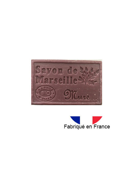 Savon de Marseille solide parfumé à la mure, 125g