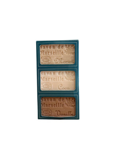 Coffret 3 savons de Marseille