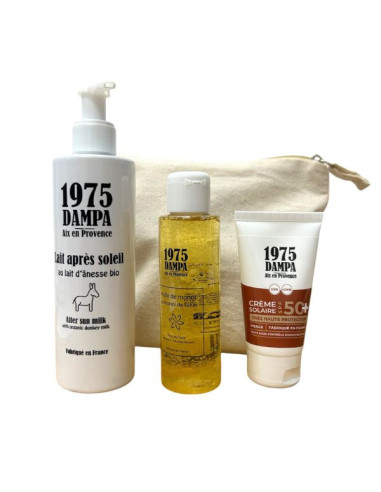 Sun care set – Monoï oil, SPF50+ cream, after-sun lotion