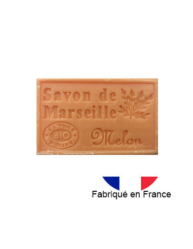 Savon de Marseille solide parfumé au melon, 125g