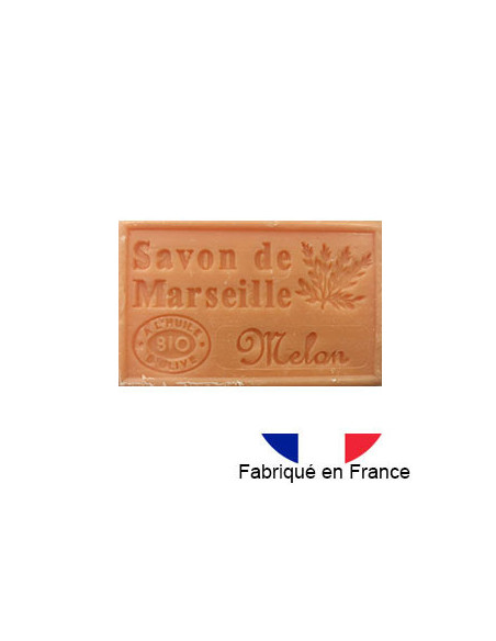 Savon de Marseille solide parfumé au melon, 125g