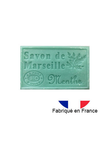 Savon de Marseille solide parfumé à la menthe, 125g