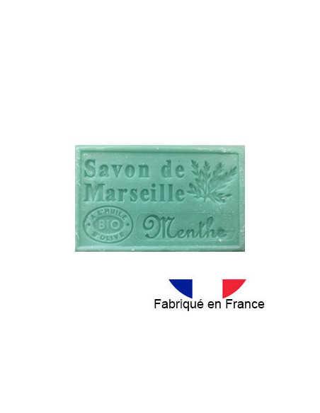 Savon de Marseille solide parfumé à la menthe, 125g