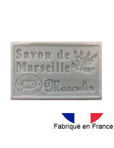 Savon de Marseille solide parfumé masculin, 125g