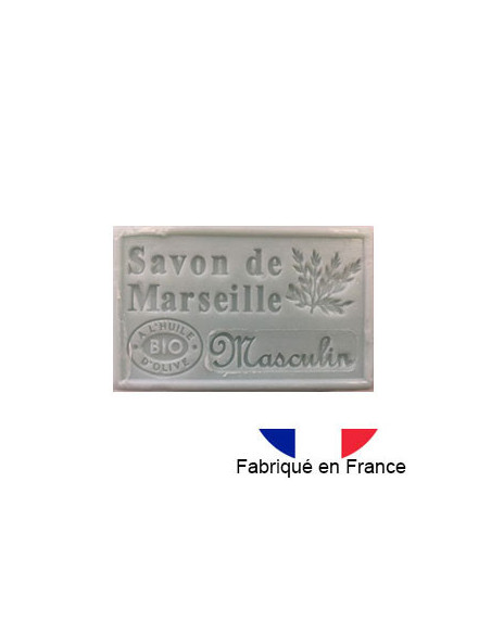 Savon de Marseille solide parfumé masculin, 125g