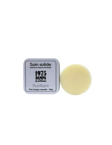 Sapone maschera purificante al latte di capra con scatola di metallo