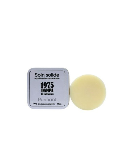 Sapone maschera purificante al latte di capra con scatola di metallo