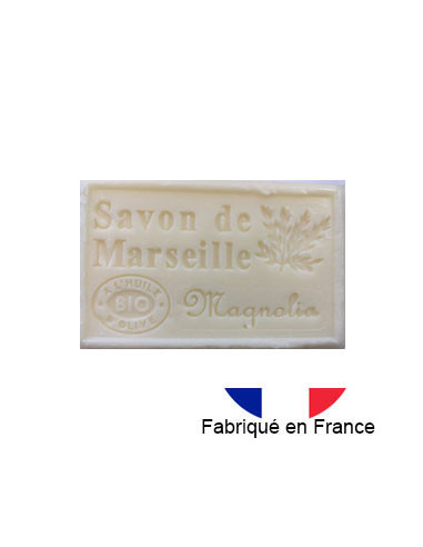 Savon de Marseille solide parfumé au magnolia, 125g