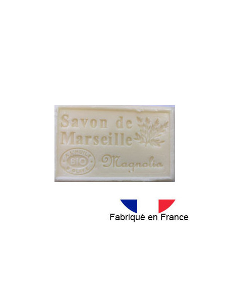 Savon de Marseille solide parfumé au magnolia, 125g