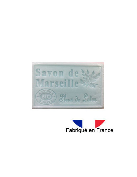 Savon de Marseille solide parfumé à la fleur de Lotus, 125g