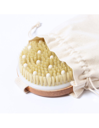 Brosse massage exfoliante