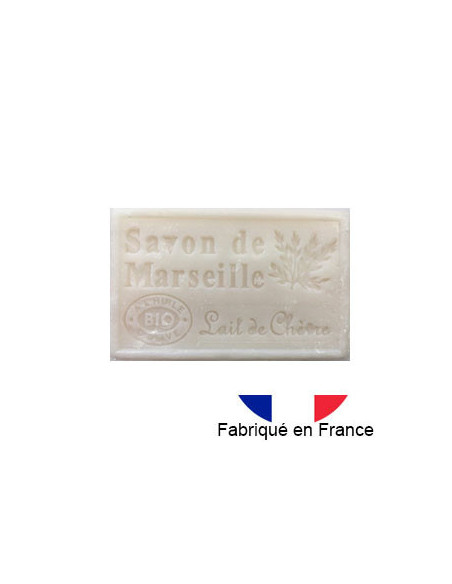Savon de Marseille solide parfumé au lait de chèvre, 125g