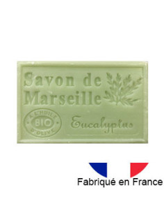 Savon de Marseille solide parfumé à l'eucalyptus, 125g