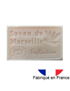 Savon de Marseille solide parfumé à l'églantine, 125g