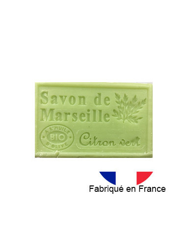 Savon de Marseille solide parfumé au citron vert, 125g