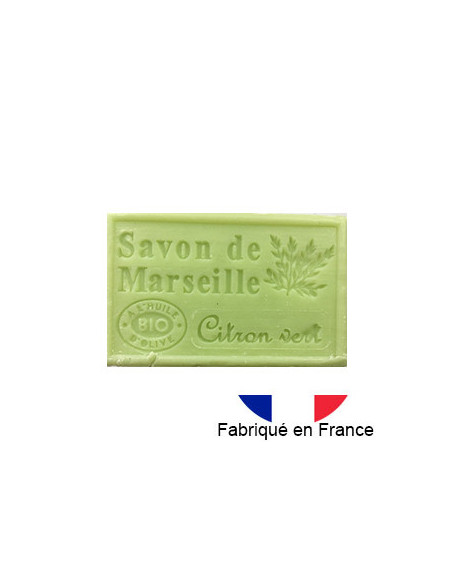 Savon de Marseille solide parfumé au citron vert, 125g