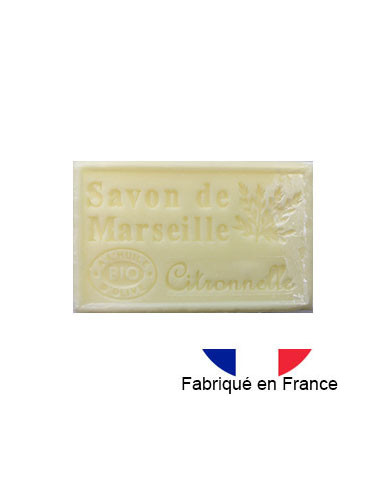 Savon de Marseille solide parfumé à la citronnelle, 125g