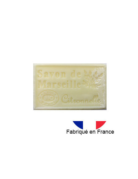 Savon de Marseille solide parfumé à la citronnelle, 125g