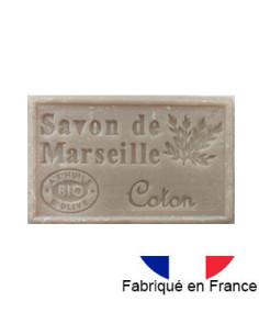 Savon de Marseille solide parfumé au coton, 125g