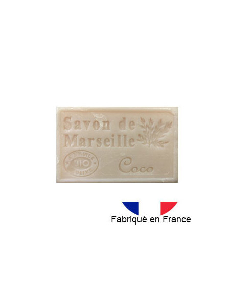 Savon de Marseille solide parfumé à la coco, 125g