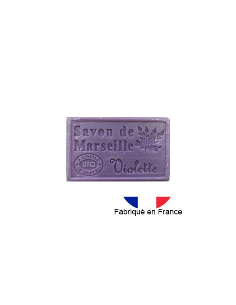 Savon de Marseille solide parfumé à la violette, 125g