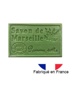 Savon de Marseille  solide parfumé à la pomme verte, 125g