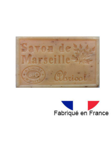 Savon de Marseille solide parfumé à l'abricot, 125g
