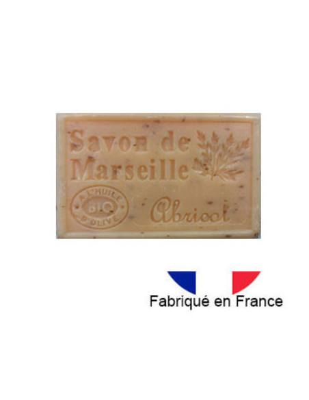 Savon de Marseille solide parfumé à l'abricot, 125g