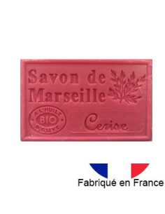 Savon de Marseille solide parfumé à la cerise, 125g