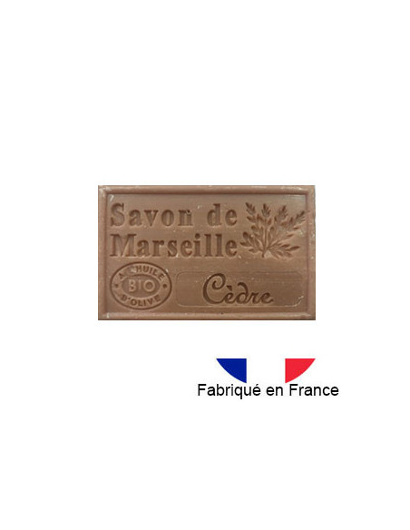 Marseille soap scented cedar