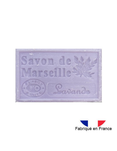 Savon de Marseille solide parfumé à la lavande, 125g