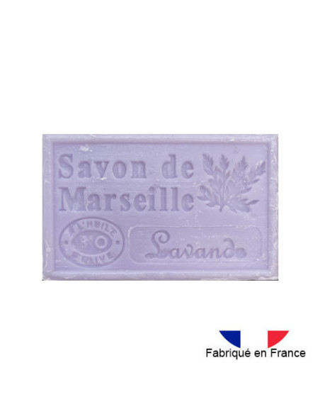Savon de Marseille solide parfumé à la lavande, 125g
