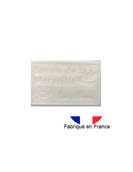 Savon de Marseille solide parfumé au lait d'ânesse, 125g