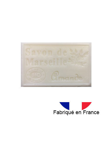 Savon de Marseille solide parfumé à l'amande, 125g