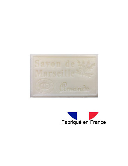 Savon de Marseille solide parfumé à l'amande, 125g