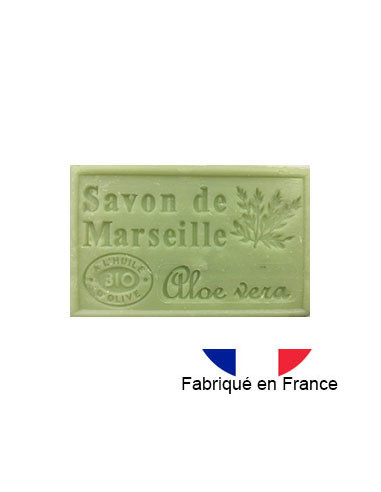 Savon de Marseille solide parfumé à l'aloe vera, 125g