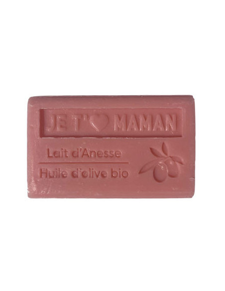 Savons au lait d'Anesse "je t'aime Maman" parfum ambre, 125g
