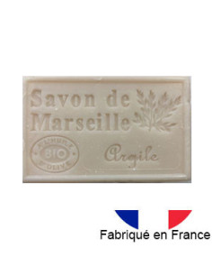 Savon de Marseille solide parfumé à l'argile, 125g