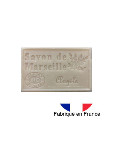 Savon de Marseille solide parfumé à l'argile, 125g