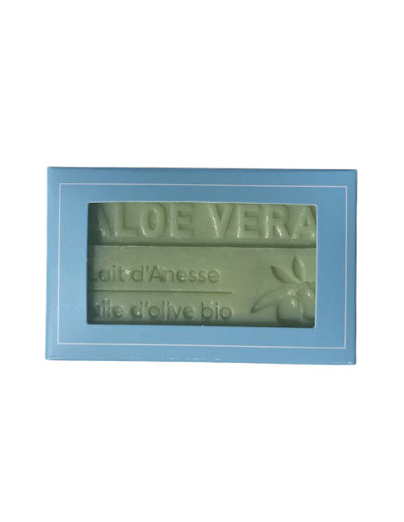 Savons au lait d'Anesse parfumé au Aloe Vera, 125g