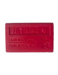 Savons au lait d'Anesse "Je t'aime" parfum Passion, 125g