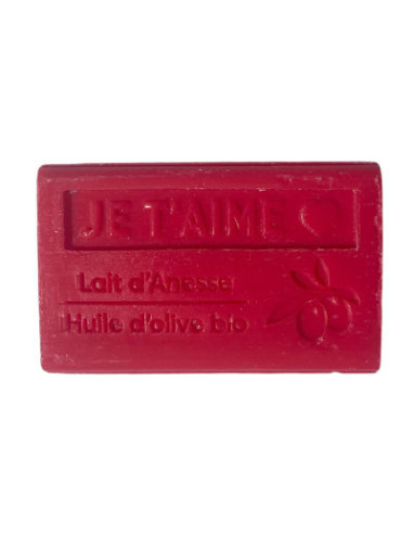 Savons au lait d'Anesse "Je t'aime" parfum Passion, 125g
