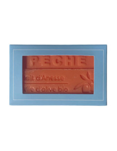 Savons au lait d'Anesse parfumé au Pêche , 125g 2