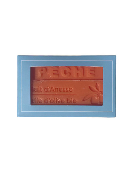 Savons au lait d'Anesse parfumé au Pêche , 125g