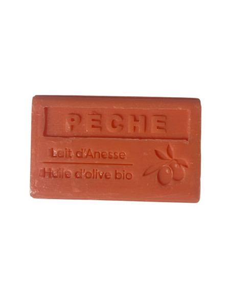 Savons au lait d'Anesse parfumé au Pêche , 125g